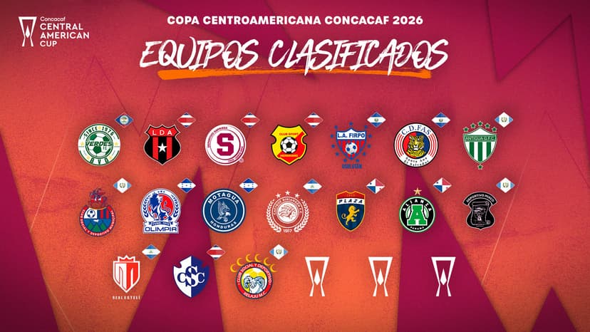 Centroamérica corona a sus campeones del Clausura 2026 y define los clasificados a la Copa Centroamericana